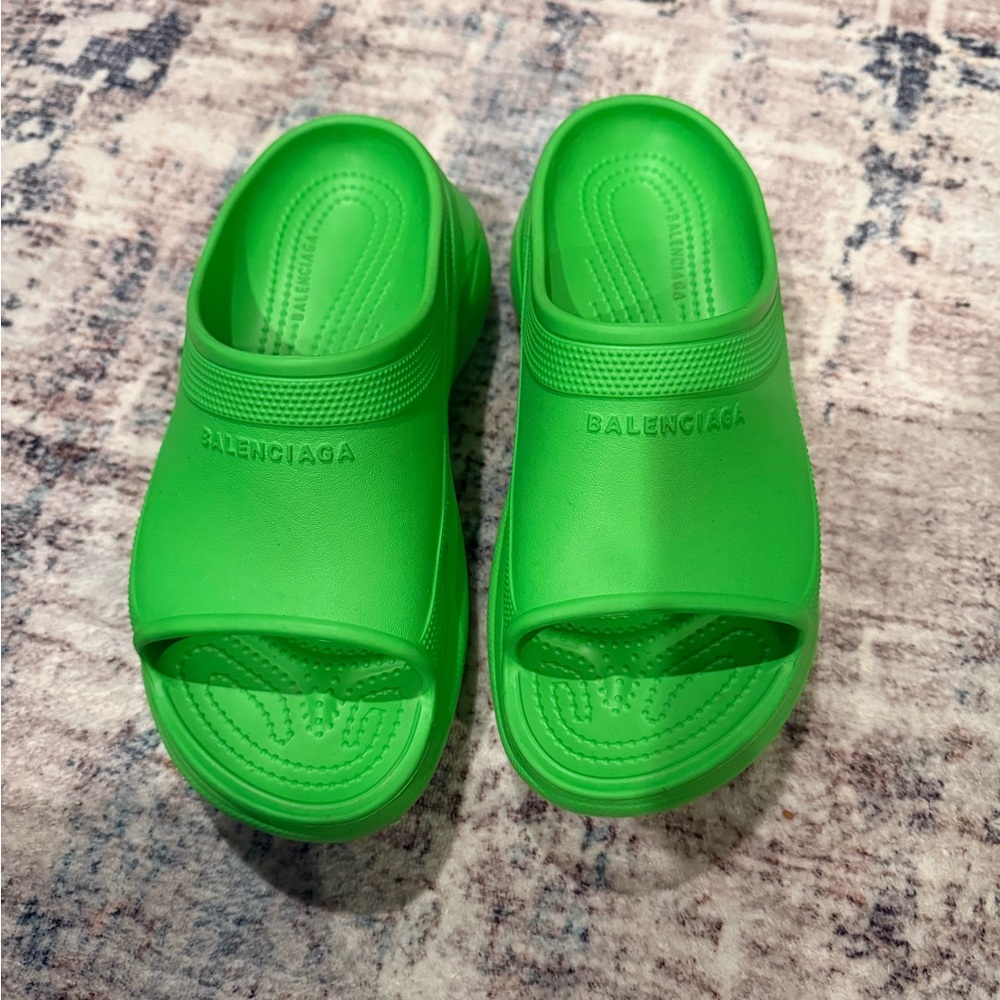 Balenciaga Women’s Bright Green Sandals
